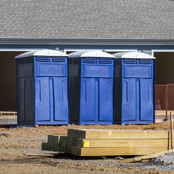 is there a specific order in which to place multiple porta potties in West Union IL